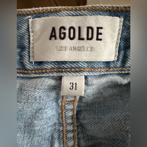 AGOLDE Criss Cross Upsized Jeans in Suburbia Size 31 - Picture 5 of 6